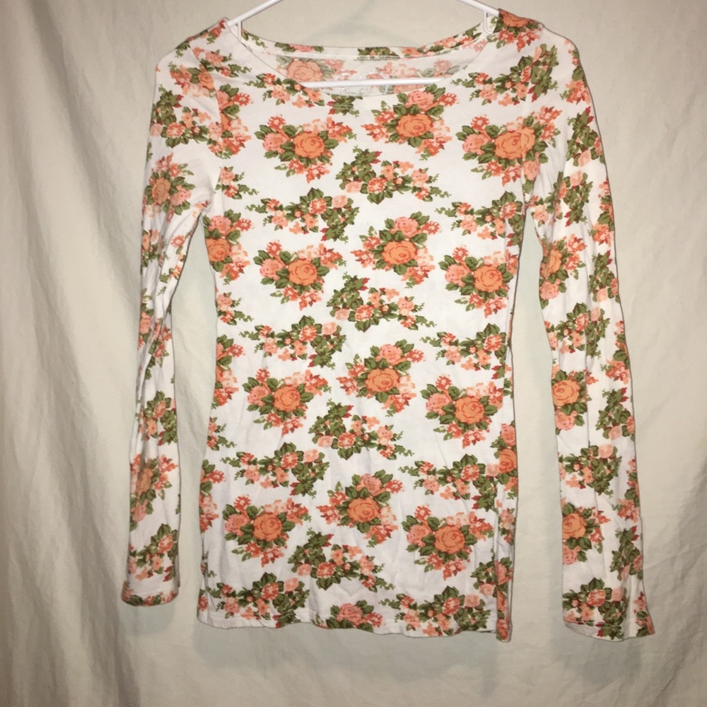 Beautiful floral long sleeve shirt