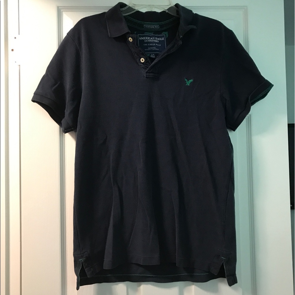 Navy Blue American Eagle Outfitters polo size L