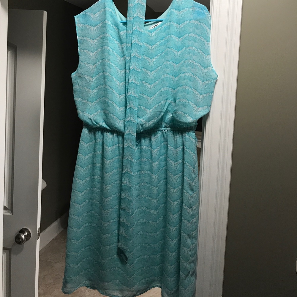 Cato Teal Dress