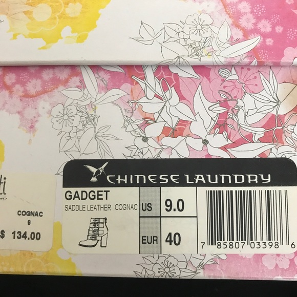 Chinese Laundry Gadget boot in Cognac Sz 9.5 - Picture 4 of 4