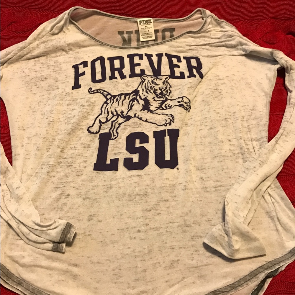LSU stretch top