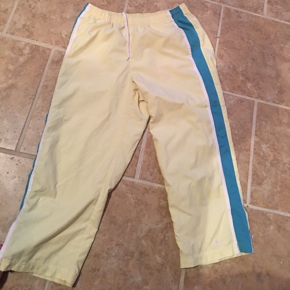 Yellow Nike Capris