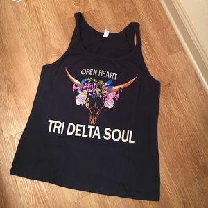 Tri Delta soul tank top