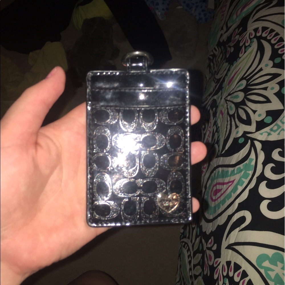 authentic coach hand wallet