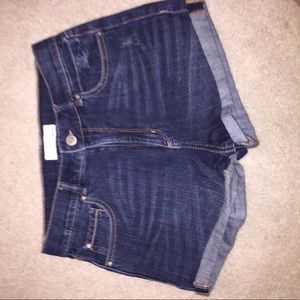 Garage high waisted jean shorts