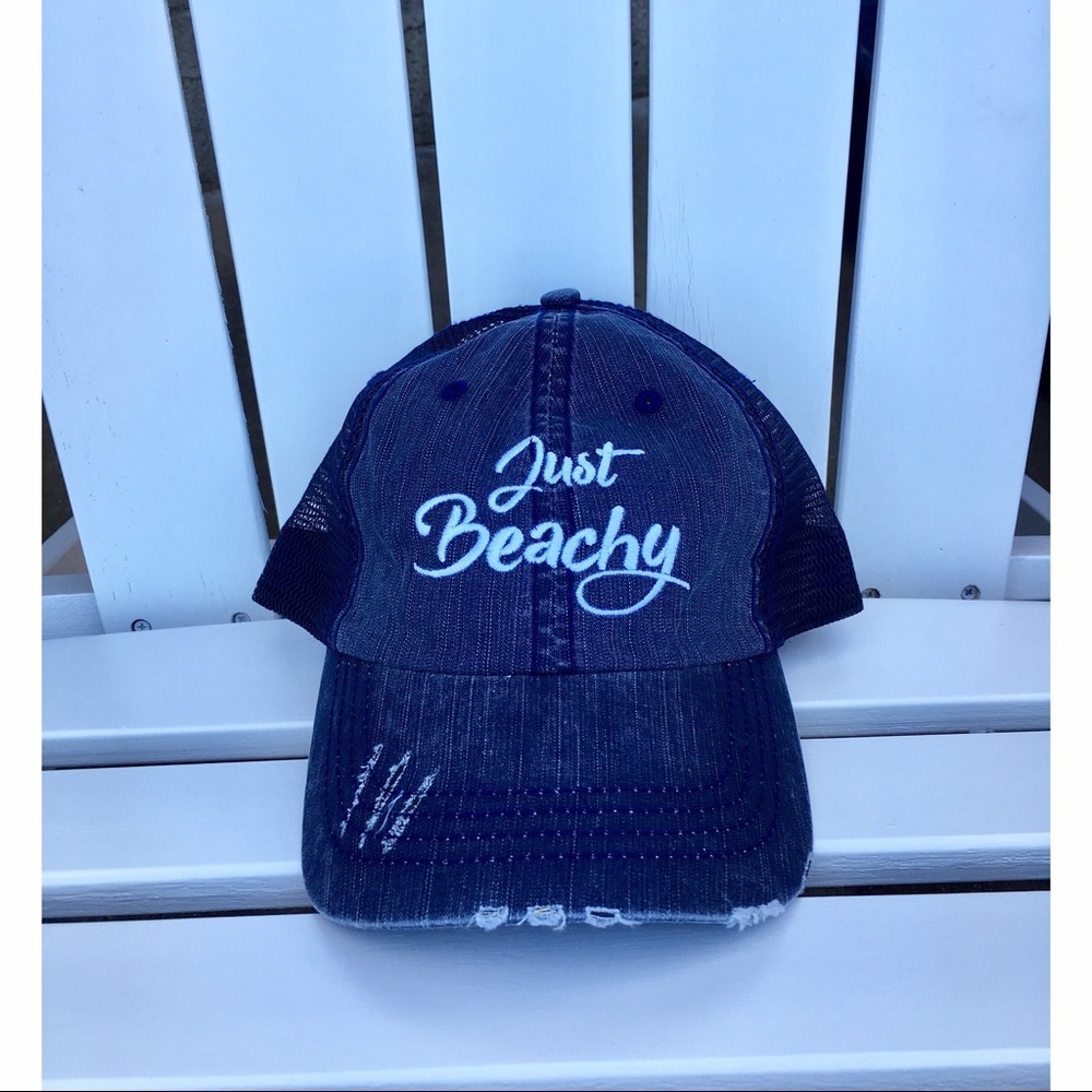 ▫️SOLD OUT▫Just Beachy Trucker Hat - Picture 3 of 5
