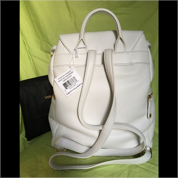 Vera Bradley Fringed Amy Leather Backpack - Picture 3 of 3