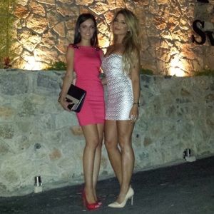 Sexy white strapless bodycon Dress from NYC