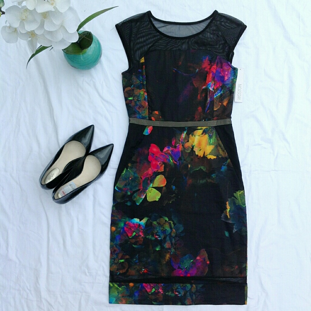 3/$20 | NWT Weston Black Floral Dress