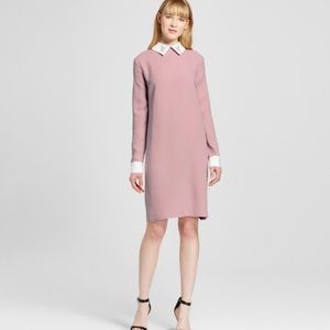 Blush Pink Collared Midi Dress. Final price.