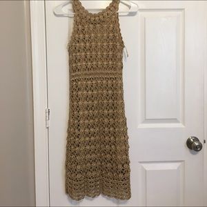 NWT - I-N-C Gold evening dress!