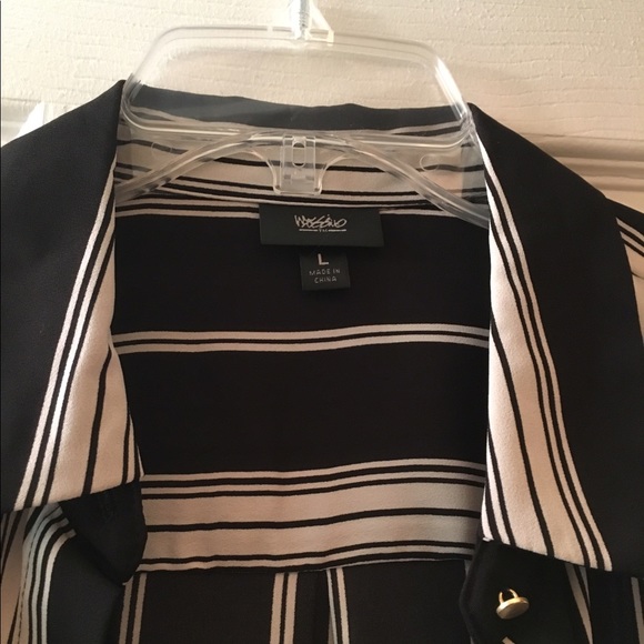 Striped button down. - Picture 2 of 2