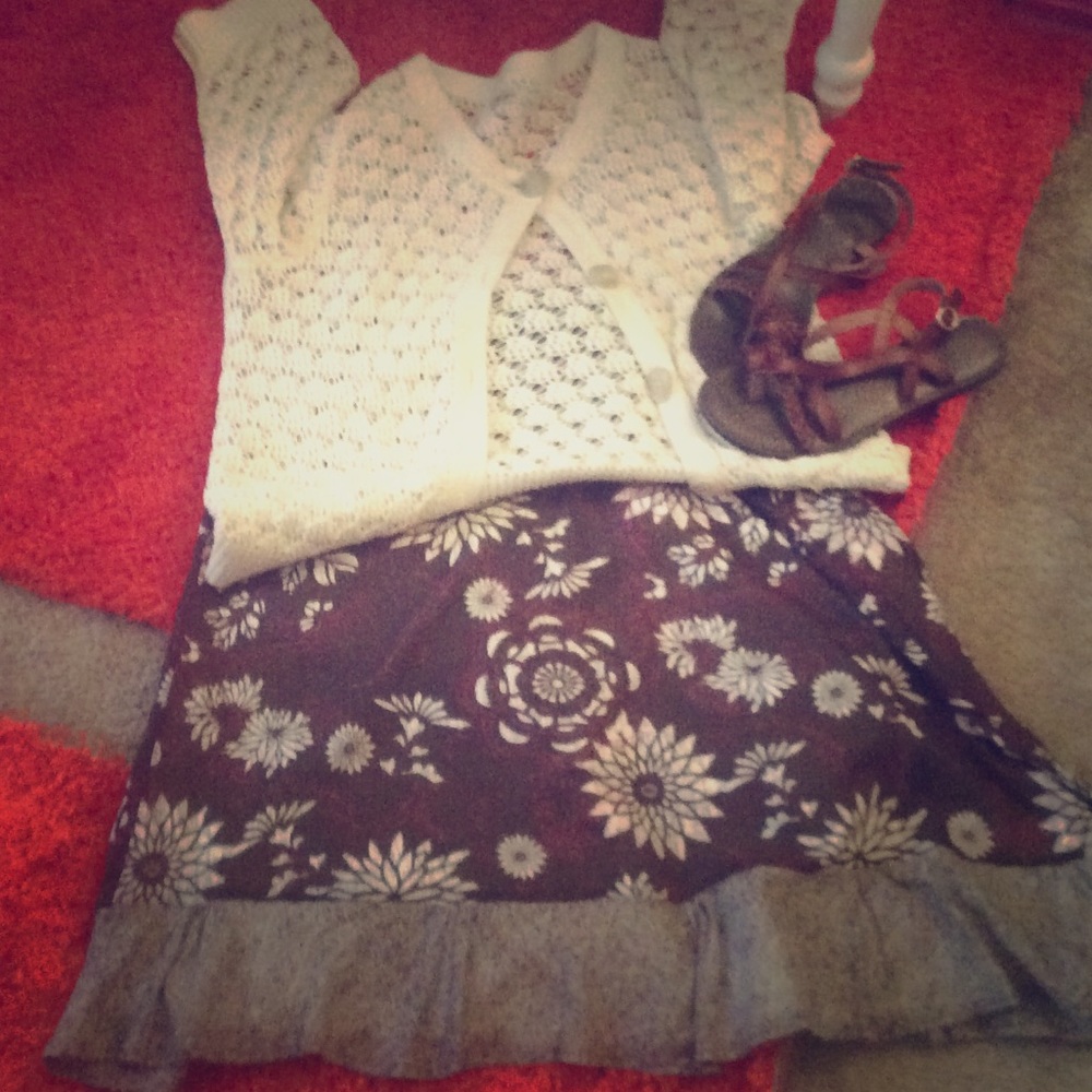 Eddie Bauer boho skirt