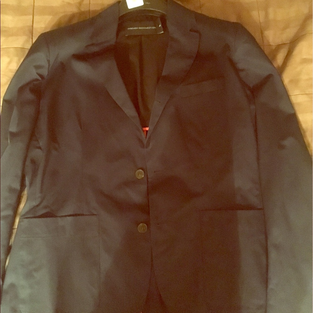 French connection cotton half lined blazer