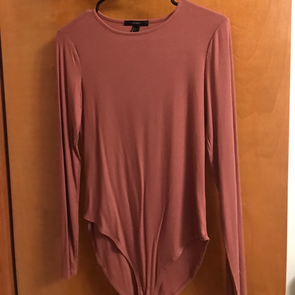 Forever 21 blush colored bodysuit. Runs small