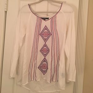 Bell-sleeved top