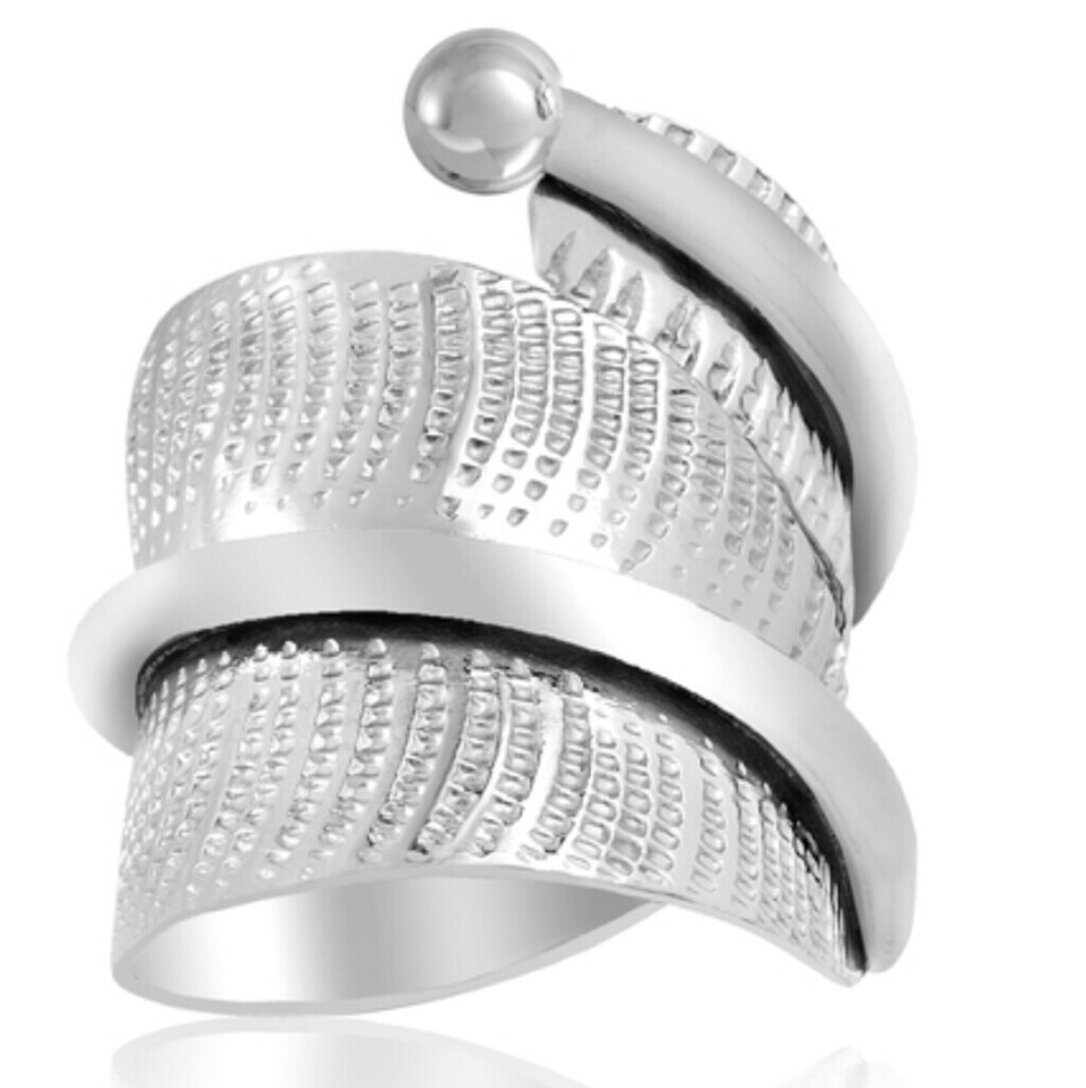 Feather wrap around ring.