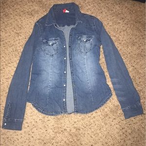 H&M Denim button up