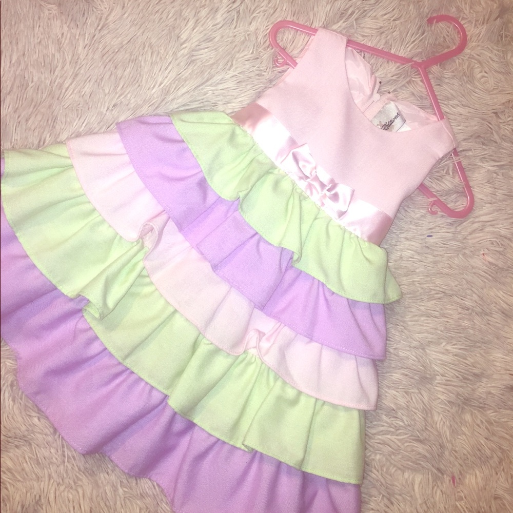 Pastel color dress
