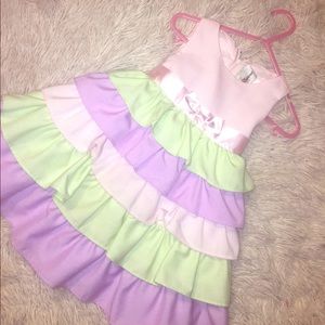 Pastel color dress