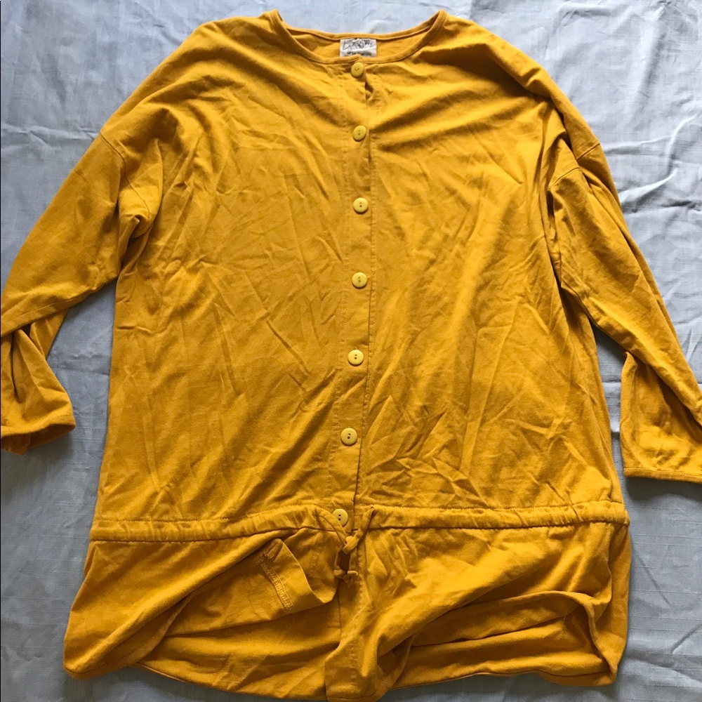 Vintage yellow mini dress