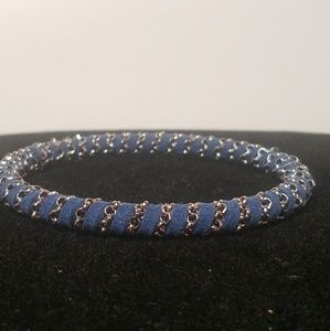 B563 🛍SALE🛍 Suede Wrapped Bangle Bracelet