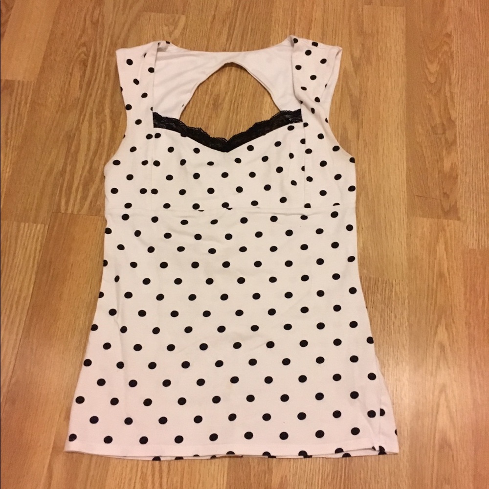 Super Cute Express Polka Dots Top