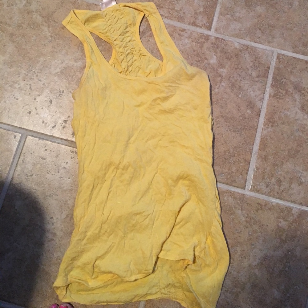 Yellow Racerback Tank