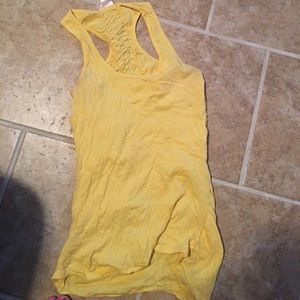 Yellow Racerback Tank