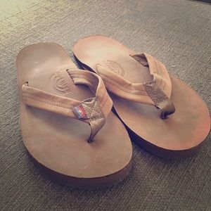 Rainbow Flip Flops-women's