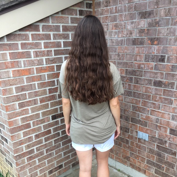 🐰SALE🐰▫️LAST▫️Roadtrip Beachy GREEN Cut-Out Top - Picture 3 of 6