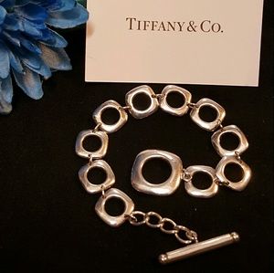 TIFFANY CO. Cushion Toggle Bracelet 7.5in
