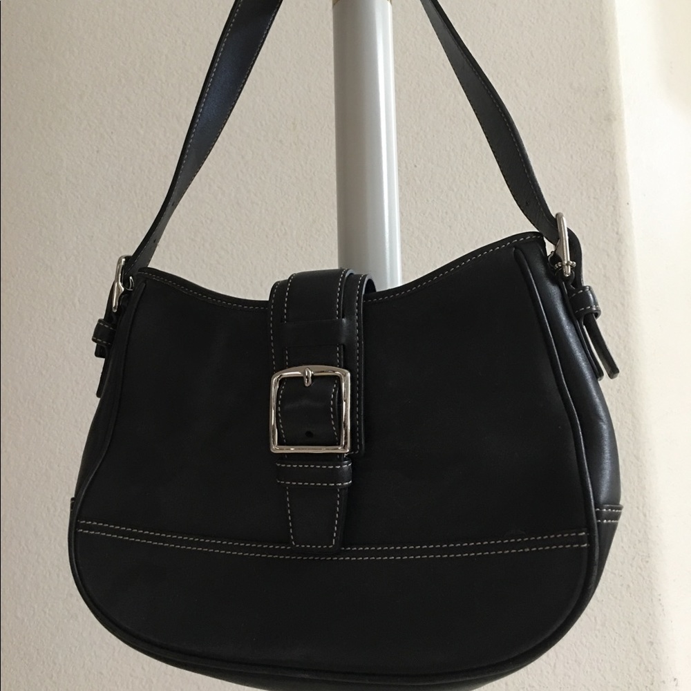 Coach black shoulder bag
