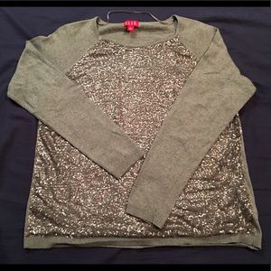 Grey sequins sweater
