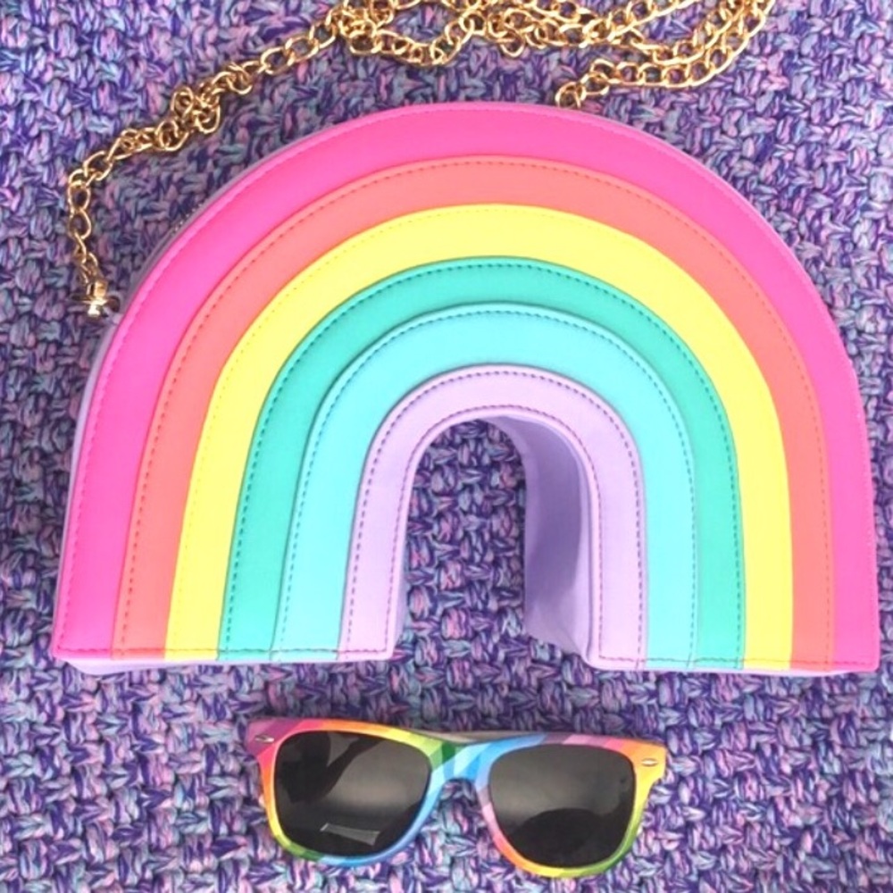 🆕 ASOS 🌈 Rainbow SKINNYDIP LONDON Crossbody Bag