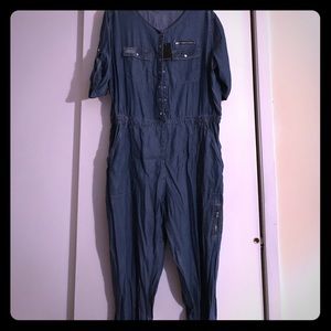 Simply Be denim Jumpsuit 24