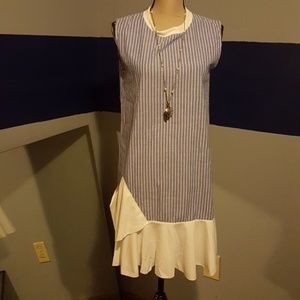 Cotton striped dress