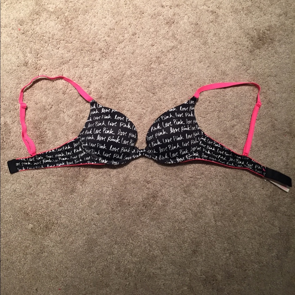 Vs pink lightly push up bra