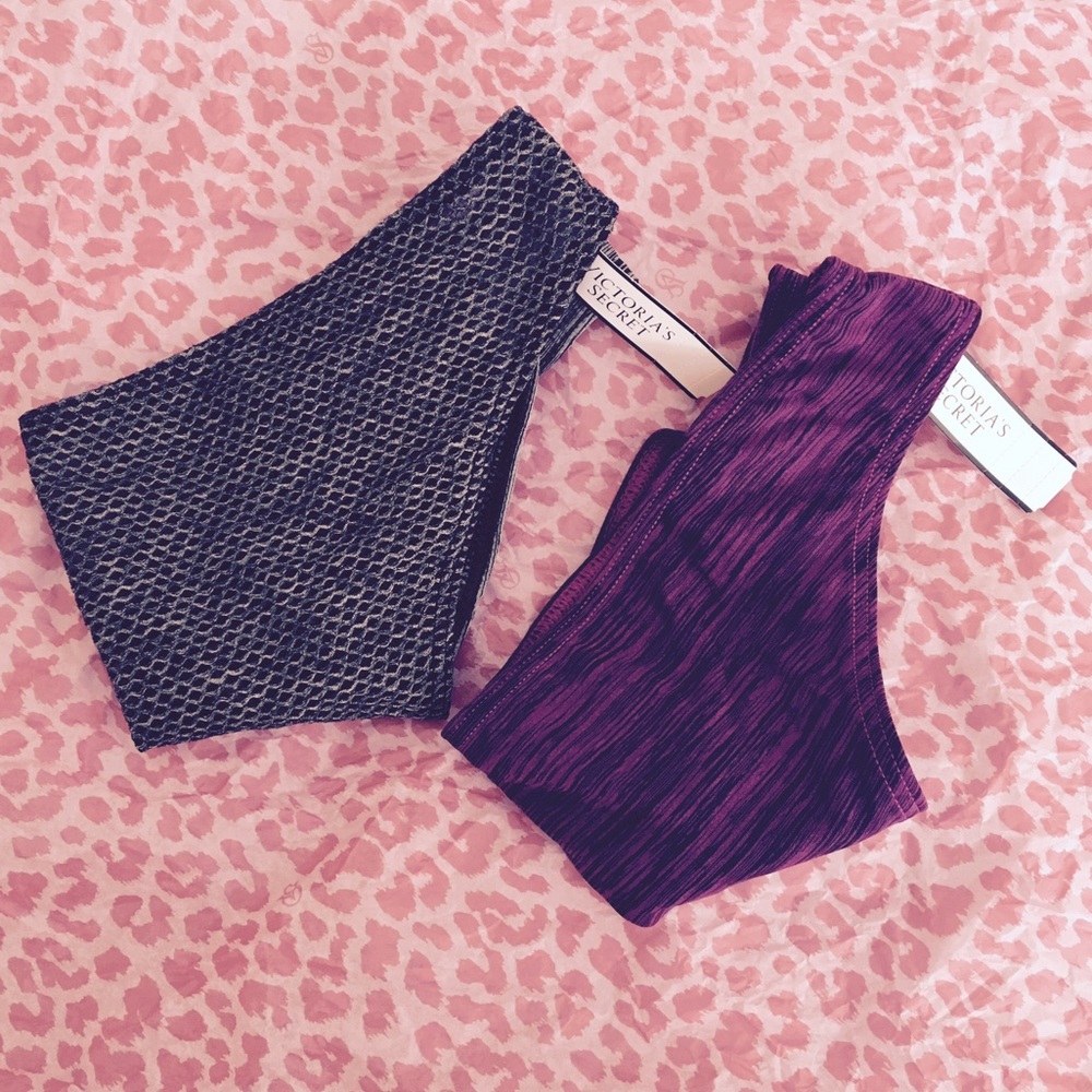 Victoria's Secret Mesh Thong Panties (2) NWT