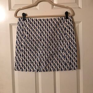 j crew seahorse mini skirt