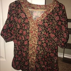 Converse Floral Blouse