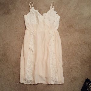 Baby pink floral slipdress