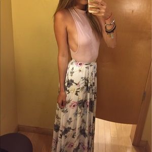 Floral Maxi skirt