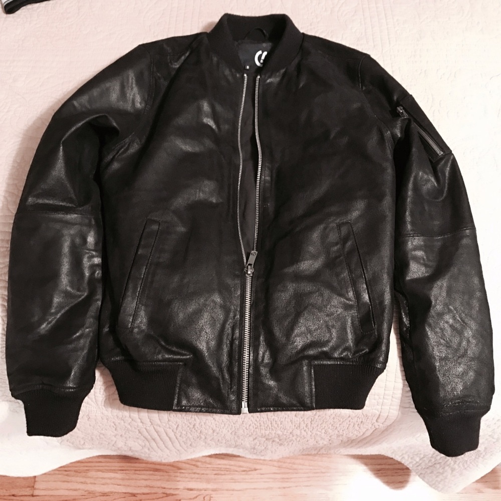 Genuine Leather Bomber