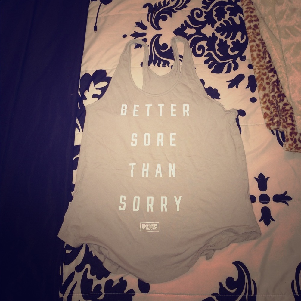 VS PINK GRAY TANKTOP