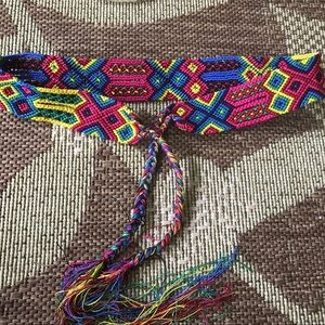 SOLD Hand woven belt