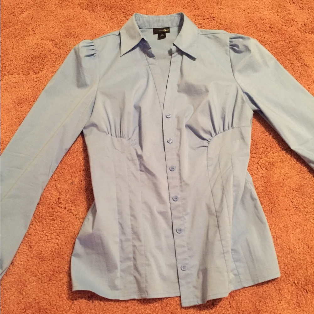 East 5th Light Blue Blouse