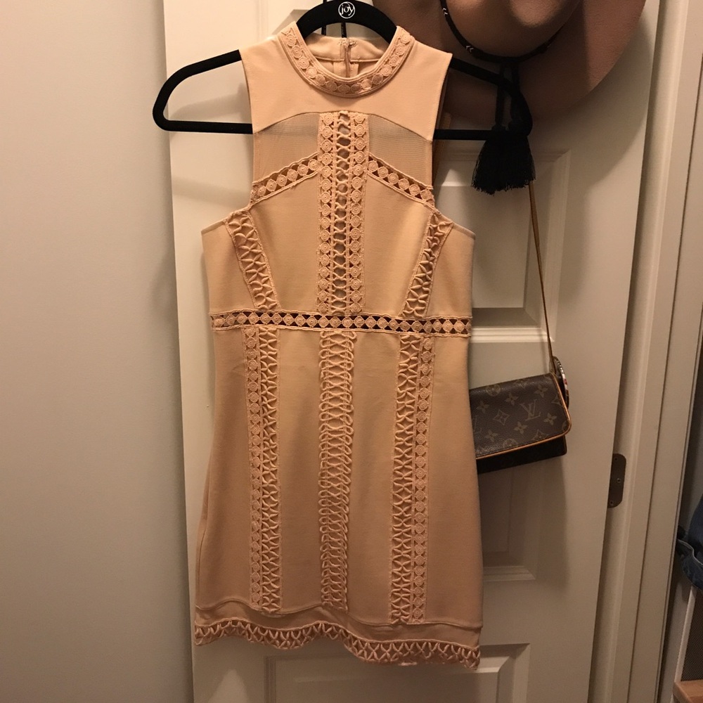 Nude Free People Cocktail Dress