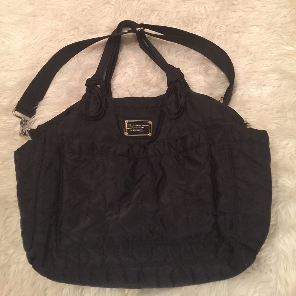 Marc by Marc Jacobs Black diaper bag tote large
