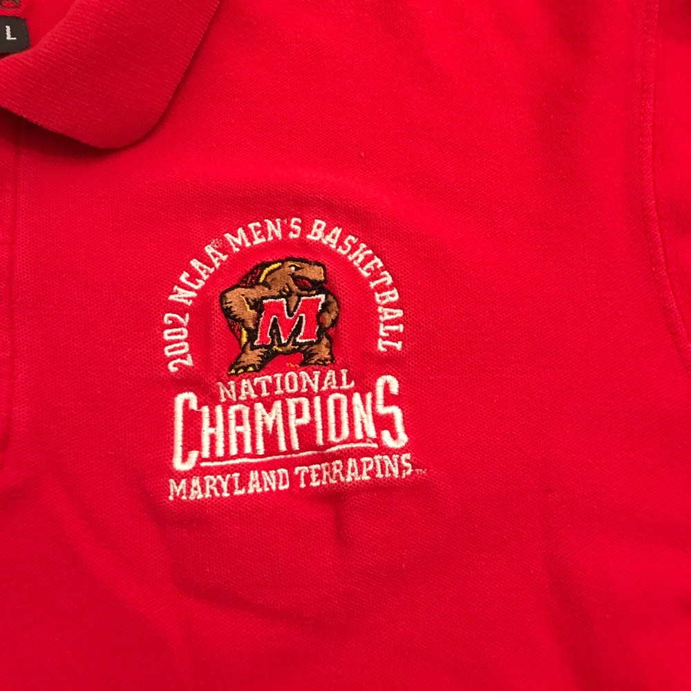 Maryland 2002 NCAA Champions tee L